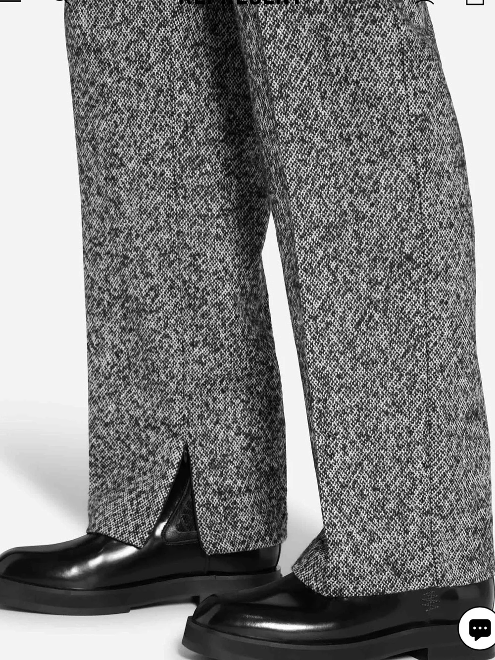 REPRESENT Wide Tailored Pant in Marble size XXL